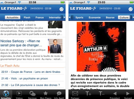 Le figaro WP7