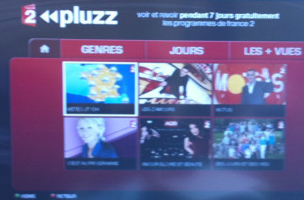 Pluzz et freebox c'est parti