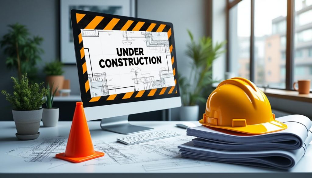 découvrez comment utiliser un label 'under construction' pour informer efficacement vos visiteurs et améliorer l'expérience utilisateur sur votre site web.