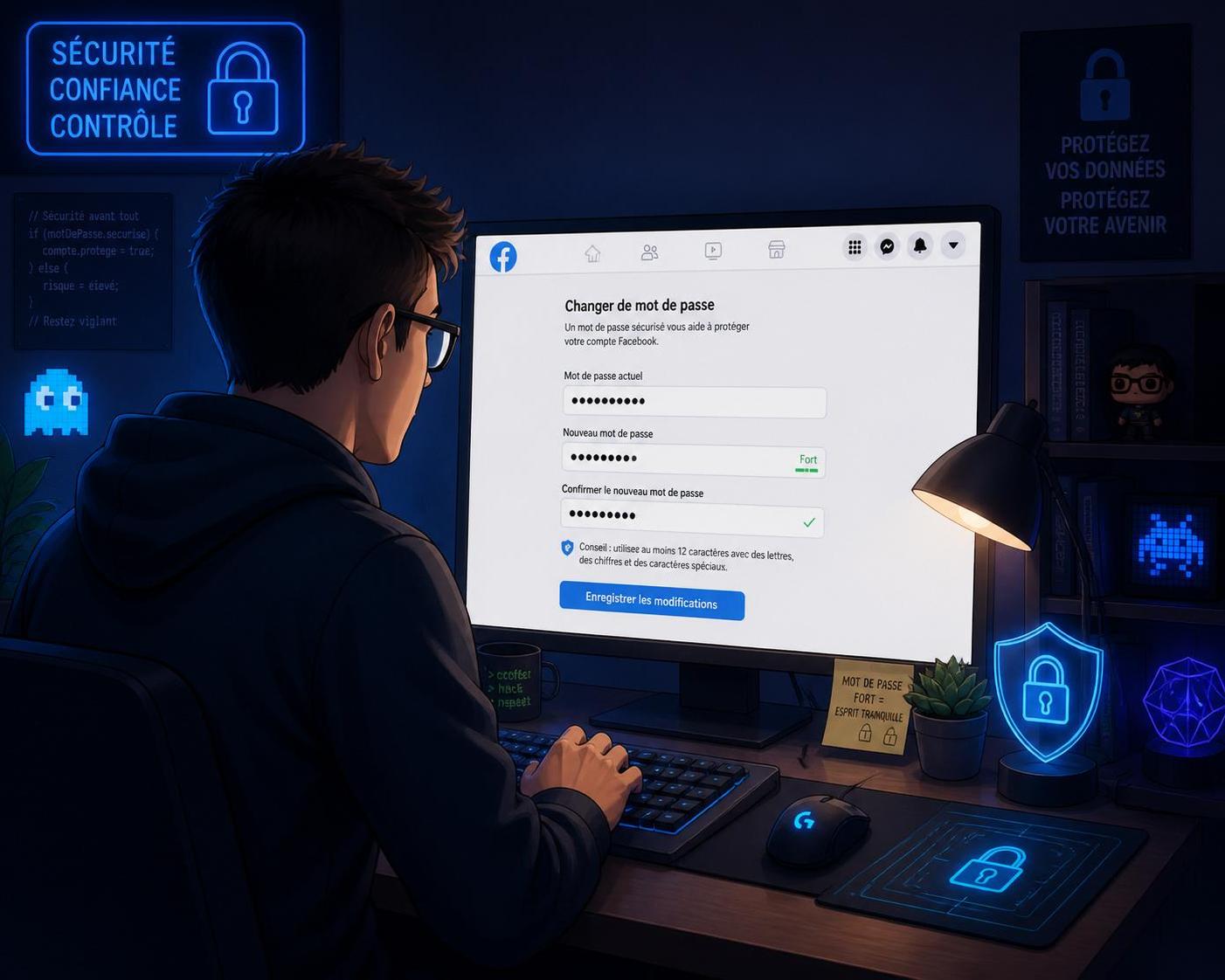 apprenez à changer facilement votre mot de passe facebook grâce à notre guide simple et rapide pour renforcer la sécurité de votre compte.