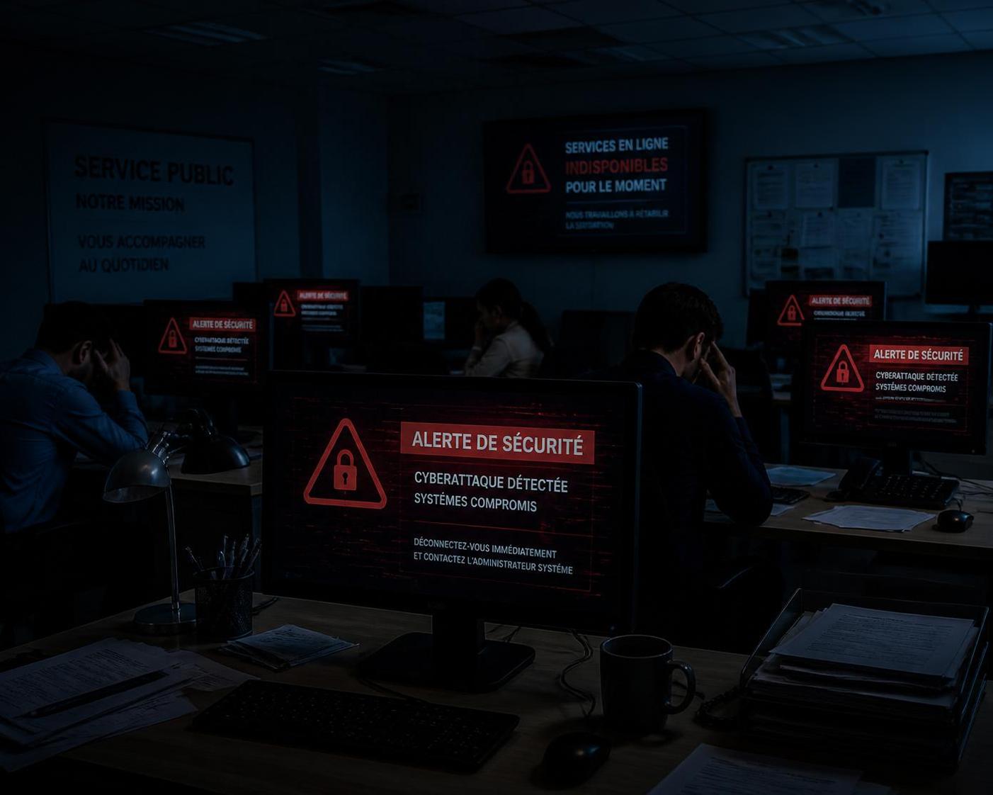 découvrez les impacts d'une cyberattaque dans un département et ses conséquences sur le fonctionnement des services publics essentiels.