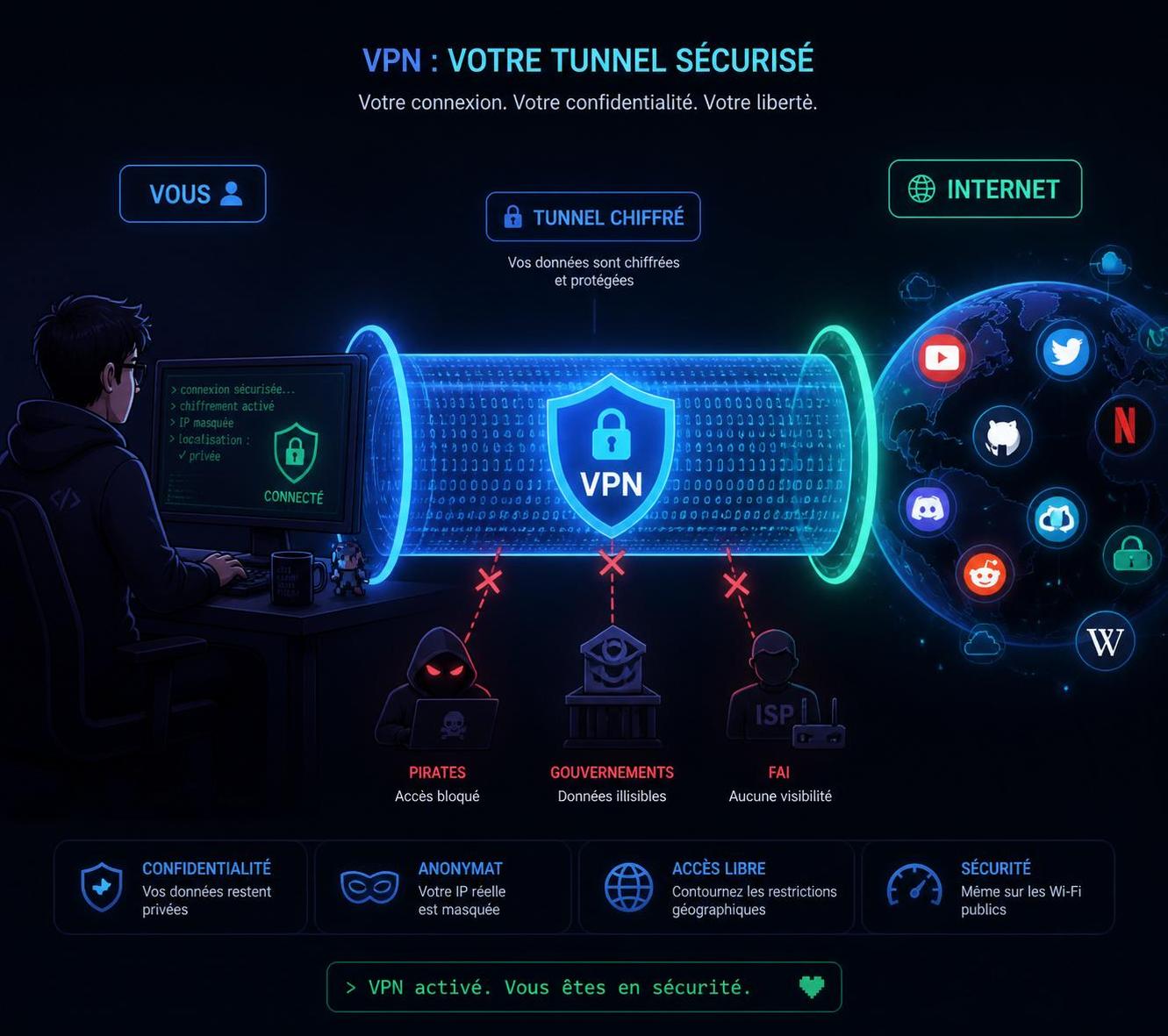 découvrez les avantages de free mvpn pour protéger efficacement votre vie privée en ligne et naviguer en toute sécurité.