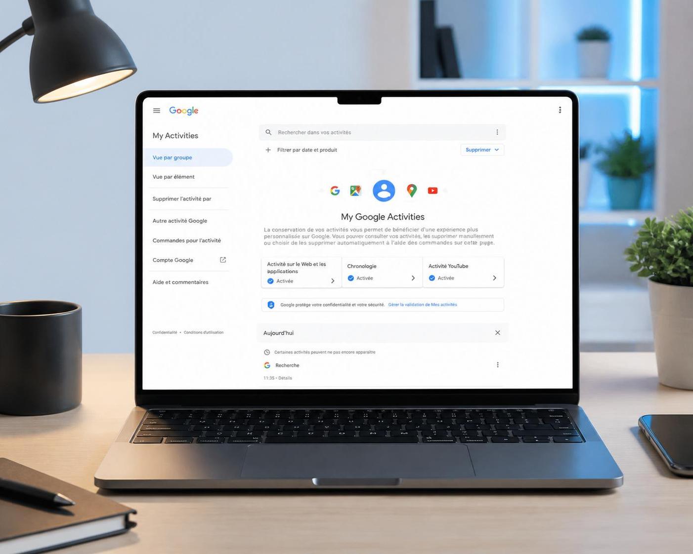 découvrez comment gérer et protéger l’historique de vos activités en ligne avec my activities google. apprenez à contrôler vos données pour assurer votre confidentialité sur internet.