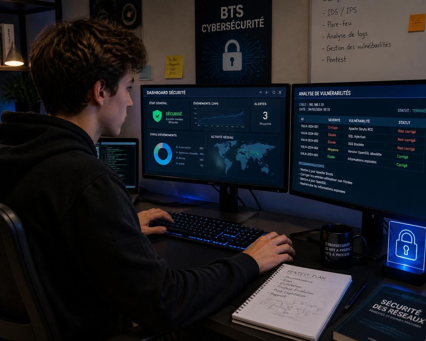 découvrez les compétences clés du bts cybersécurité pour protéger efficacement les données sensibles et sécuriser les systèmes d'information contre les cybermenaces.