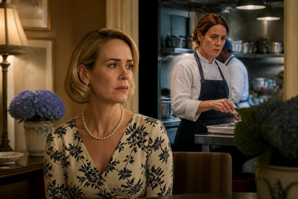 découvrez la carrière de sarah paulson à travers ses rôles marquants, de la série culte desperate housewives à la série acclamée the bear.