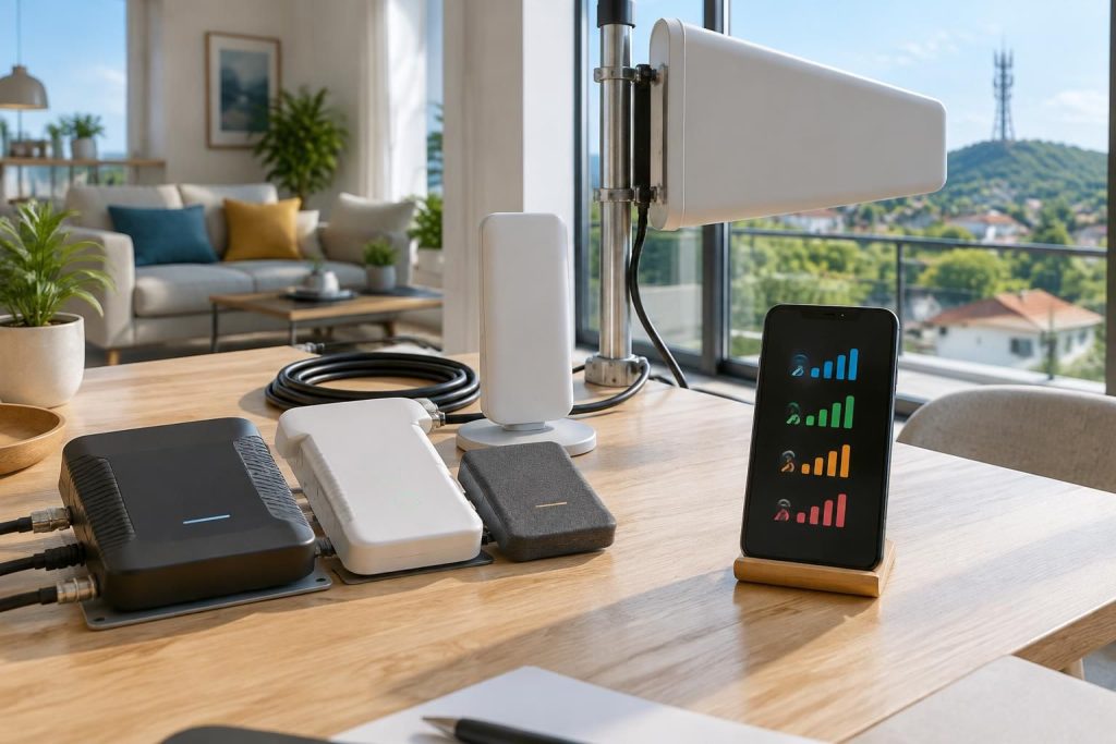 découvrez comment choisir un amplificateur de signal mobile 4g ou 5g compatible avec votre opérateur, selon la couverture, les fréquences et vos besoins.