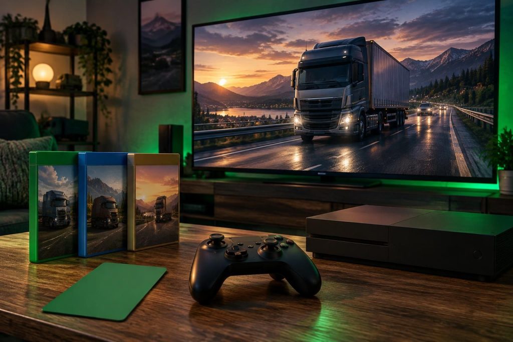 découvrez les versions d’euro truck simulator 2 sur xbox, ses prix et sa disponibilité sur le game pass.